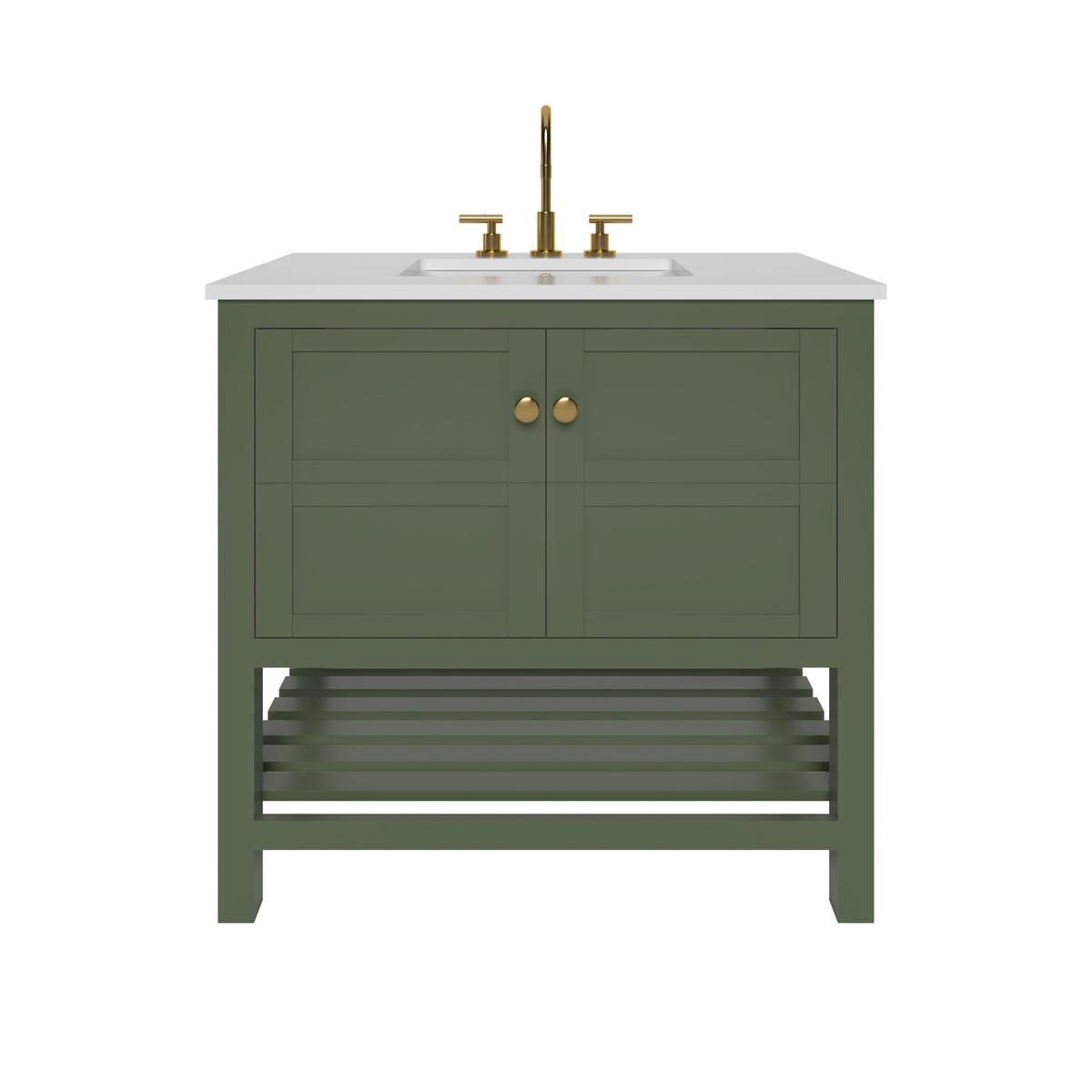 Nearmé Dallas 35.5 Inch Bathroom Vanity in Sage Only