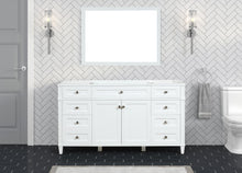 Load image into Gallery viewer, Kensington 60 Single in Solid Wood Vanity in Bright White - Cabinet Only Ethan Roth