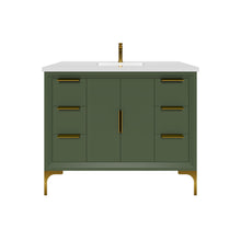 Load image into Gallery viewer, Oxford 41.5 Inch Bathroom Vanity in Sage Green