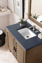 Load image into Gallery viewer, Portland 36&quot; Single Vanity Whitewashed Walnut, w/ 3 CM Charcoal Soapstone Quartz Top
