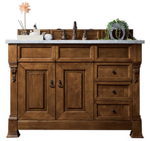 Load image into Gallery viewer, Brookfield 48&quot; Single Vanity, Country Oak w/ 3 CM Arctic Fall Solid Surface Top