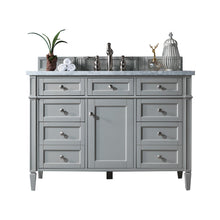 Load image into Gallery viewer, Brittany 48&quot; Urban Gray Single Vanity w/ 3 CM Carrara Marble Top