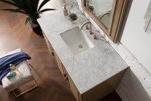 Load image into Gallery viewer, Portland 48&quot; Single Vanity Whitewashed Walnut w/ 3 CM Carrara Marble Top