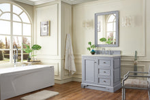 Load image into Gallery viewer, De Soto 36&quot; Single Vanity, Silver Gray w/ 3 CM Arctic Fall Solid Surface Top