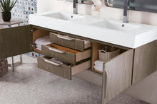 Load image into Gallery viewer, Mercer Island 59&quot; Double Vanity, Ash Gray w/ Glossy White Composite Top
