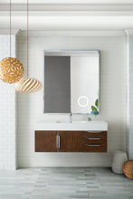 Load image into Gallery viewer, Mercer Island 48&quot; Single Vanity, Coffee Oak w/ Glossy White Composite Top
