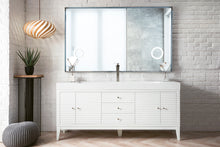 Load image into Gallery viewer, Linear 72&quot; Single Vanity, Glossy White w/ Glossy White Composite Top