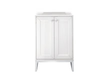 Load image into Gallery viewer, Chianti 24&quot; Single Vanity Cabinet, Glossy White, Brushed Nickel