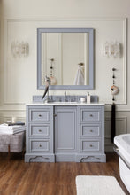 Load image into Gallery viewer, De Soto 48&quot; Single Vanity, Silver Gray w/ 3 CM Arctic Fall Solid Surface Top