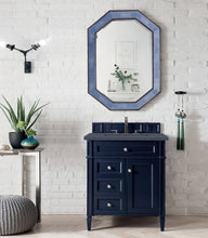 Load image into Gallery viewer, Brittany 30&quot; Single Vanity, Victory Blue w/ 3 CM Charcoal Soapstone Quartz Top