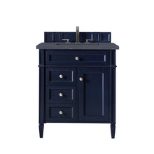 Load image into Gallery viewer, Brittany 30&quot; Single Vanity, Victory Blue w/ 3 CM Charcoal Soapstone Quartz Top