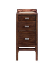 Load image into Gallery viewer, Bathroom Vanities Outlet Atlanta Renovate for LessAddison 15&quot;  Base Cabinet w/ Drawers, Mid Century Acacia w/ 3 CM Grey Expo Quartz Top