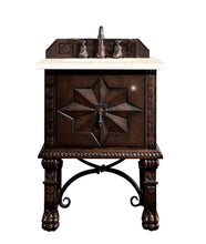 Load image into Gallery viewer, Balmoral 26&quot; Single Vanity Cabinet, Antique Walnut, w/ 3 CM Eternal Marfil Quartz Top