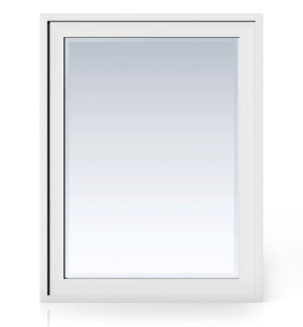 Bathroom Vanities Outlet Atlanta Renovate for LessAddison 30" Rectangular Mirror, Glossy White