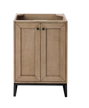Load image into Gallery viewer, Chianti 24&quot; Single Vanity Cabinet, Whitewashed Walnut, Matte Black