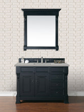 Load image into Gallery viewer, Brookfield 48&quot; Single Vanity, Antique Black w/ 3 CM Eternal Serena Quartz Top
