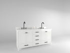 Windsor 71.5 in All Wood Vanity in White - Cabinet Only