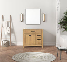 Load image into Gallery viewer, London 35.5 Inch- Single Bathroom Vanity in Desert Oak