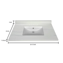 Load image into Gallery viewer, Stock Top 3 CM Woodgrain 36.5 In W x 22 In D