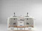 Windsor 71.5 in All Wood Vanity in White - Cabinet Only