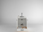 Windsor 29.5 in All Wood Vanity in Bright White - Cabinet Only ER VANITIES