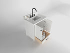 Windsor 29.5 in All Wood Vanity in Bright White - Cabinet Only