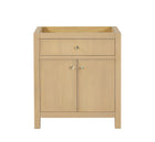 Bristol 29.5 in. All Wood Vanity in Natural White Ash - Cabinet Only