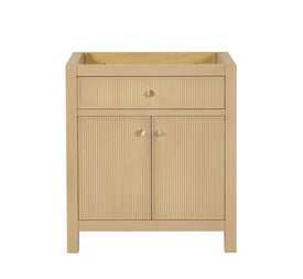 Bristol 29.5 in. All Wood Vanity in Natural White Ash - Cabinet Only