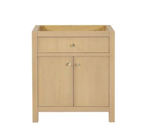Bristol 29.5 in. All Wood Vanity in Natural White Ash - Cabinet Only