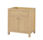 Bristol 29.5 in. All Wood Vanity in Natural White Ash - Cabinet Only