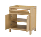 Bristol 29.5 in. All Wood Vanity in Natural White Ash - Cabinet Only