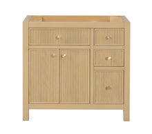 Load image into Gallery viewer, Bristol 35.5 in. All Wood Vanity in Natural White Ash - Cabinet Only