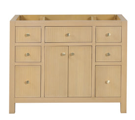 Bristol 41.5 in. All Wood Vanity in Natural White Ash - Cabinet Only