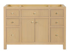 Bristol 47.5 in. All Wood Vanity in Natural White Ash - Cabinet Only