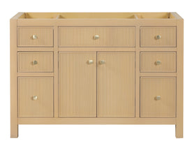 Bristol 47.5 in. All Wood Vanity in Natural White Ash - Cabinet Only