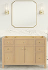 Bristol 47.5 in. All Wood Vanity in Natural White Ash - Cabinet Only