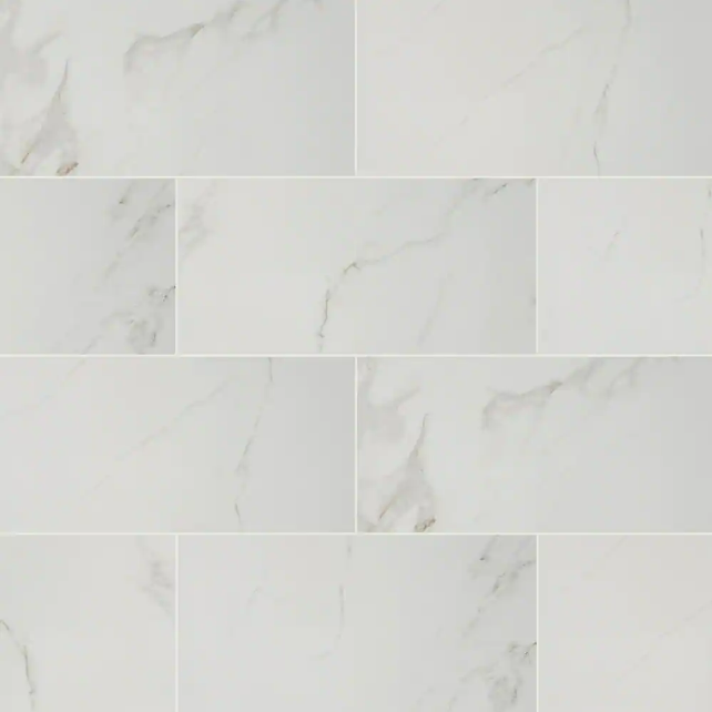 Carrara White Tile 12x24 in.