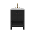Nearmé Dallas 23.5 Inch Bathroom Vanity in Black- Cabinet Only