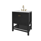 Nearmé Dallas 29.5 Inch Bathroom Vanity in Black- Cabinet Only