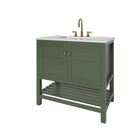 Nearmé Dallas 35.5 Inch Bathroom Vanity in Sage- Cabinet Only