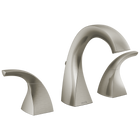 Delta Downing Spotshield Brushed Nickel 2-handle Widespread Faucet