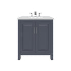 Kennesaw 29.5 inch Bathroom Vanity in Charcoal- Cabinet Only