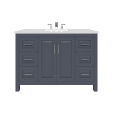 Load image into Gallery viewer, Kennesaw 47.5 inch Bathroom Vanity in Charcoal- Cabinet Only