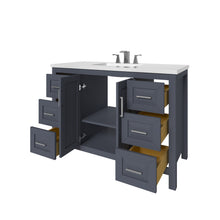 Load image into Gallery viewer, Kennesaw 47.5 inch Bathroom Vanity in Charcoal- Cabinet Only