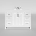 Kennesaw 47.5 inch Bathroom Vanity in White- Cabinet Only