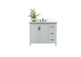 Kennesaw 41.5 inch Bathroom Vanity in White - Cabinet Only