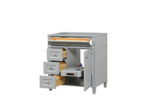 Load image into Gallery viewer, Kensington 29.5 Left in All Wood Vanity in Metal Gray - Cabinet Only ER VANITIES