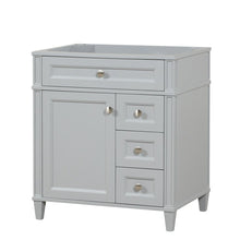 Load image into Gallery viewer, Kensington 29.5 Right in All Wood Vanity in Metal Gray - Cabinet Only ER VANITIES