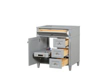 Load image into Gallery viewer, Kensington 29.5 Right in All Wood Vanity in Metal Gray - Cabinet Only ER VANITIES