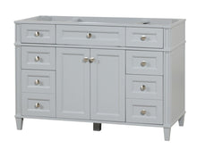 Load image into Gallery viewer, Kensington 47.5 in All Wood Vanity in Metal Gray - Cabinet Only ER VANITIES